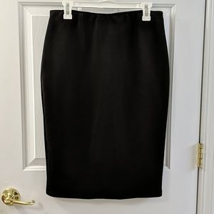 Black pencil skirt